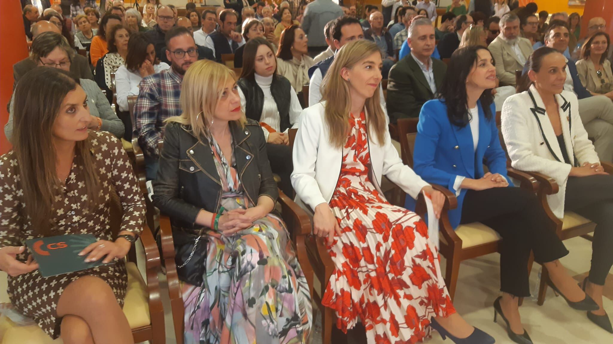 Presentación de la candidatura de Eva María Masías, con la presencia de Inés Arrimadas este miércoles