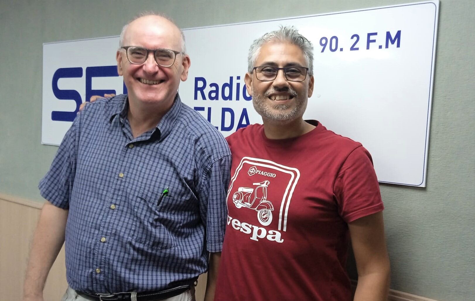 Emilio Maestre y Jº David Busquier, en Radio Elda SER