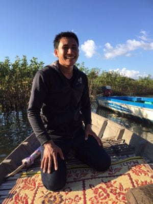 Phouk Langdy, pescador en Tonlé Sap, Camboya.