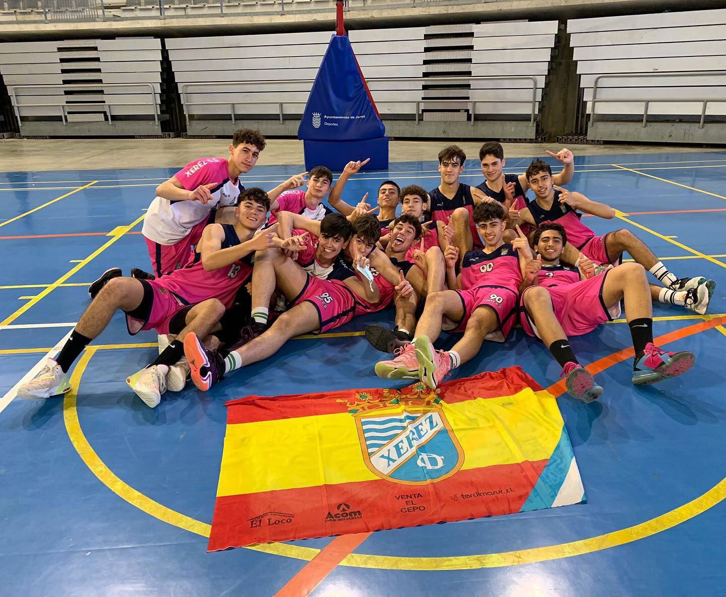 Victoria del Júnior del Xerez CD de Baloncesto ante el Cimbis