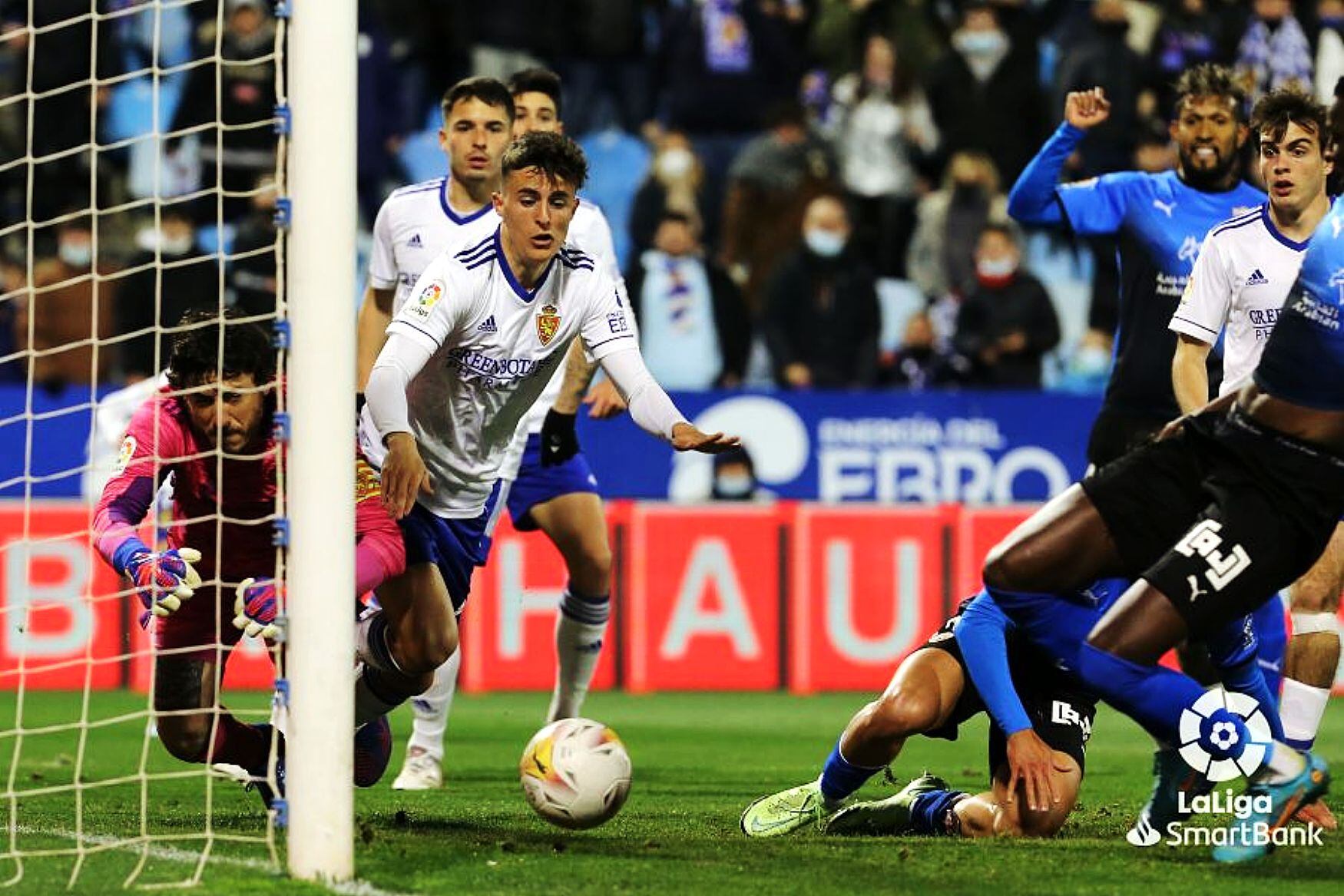 Francés en el último Real Zaragoza-Almería.