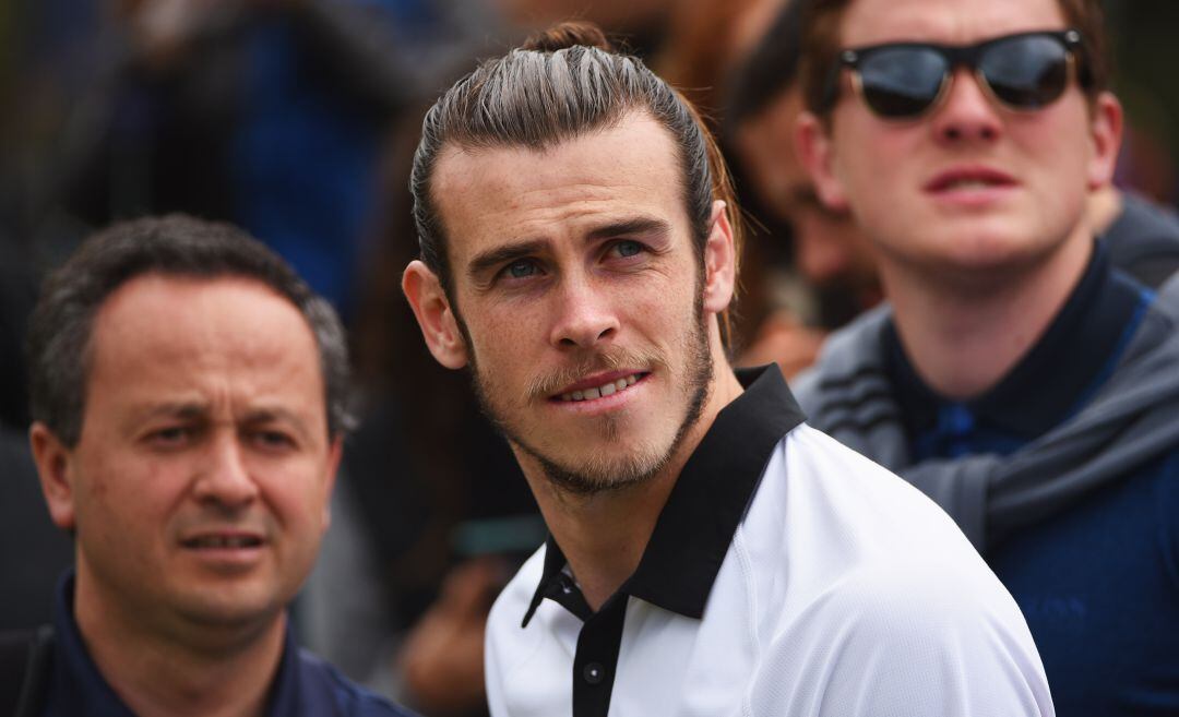 Gareth Bale, durante una visita al campo de golf de Sotogrande.