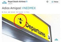 Imagen publicada por KLM en su Twitter