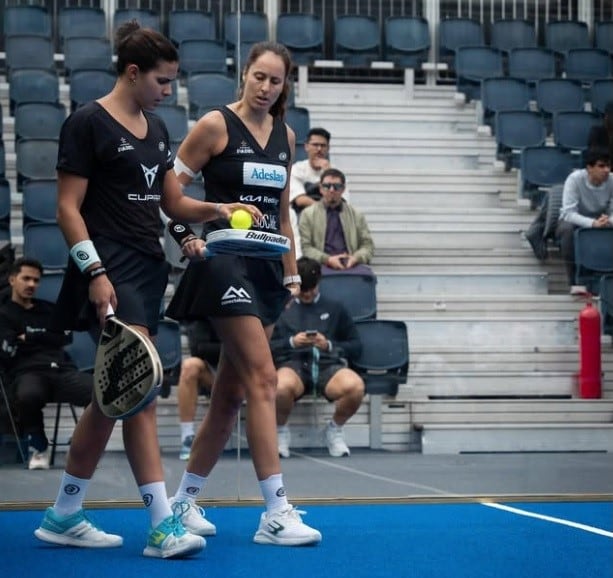 Gemma Triay y Delfi Brea en el torneo celebrado hace unos días en Riad.