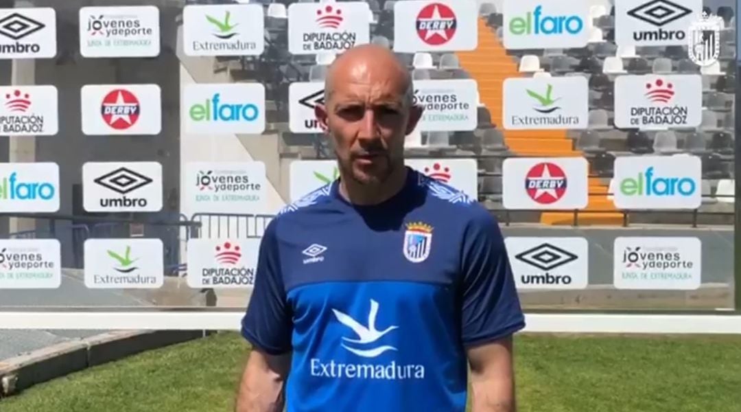 Pedro Munitis, entrenador del CD Badajoz