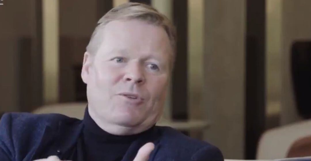 Ronald Koeman, durante su entrevista en Catalunya Radio