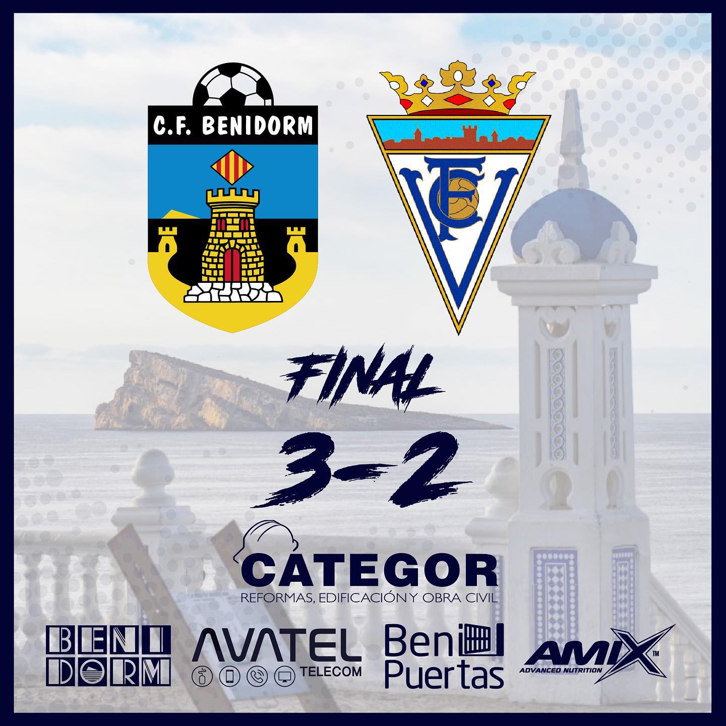 Marcador final del partido