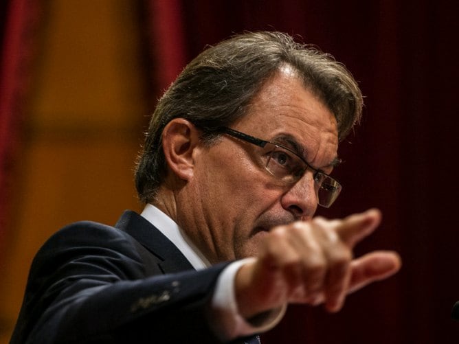 El president de la Generalitat, Artur Mas