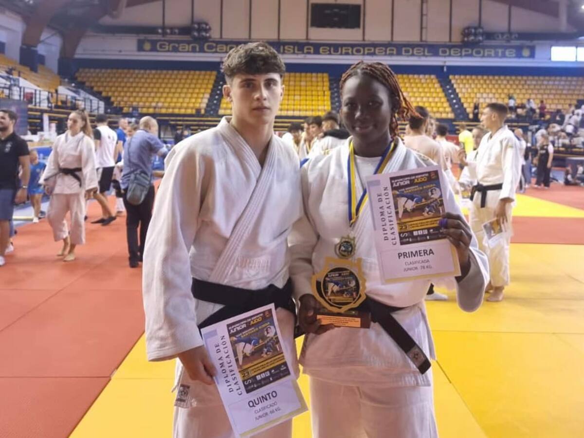 El Club Judo Binéfar y el Club Ibón compiten a buen nivel en Málaga y Villanueva de Gállego