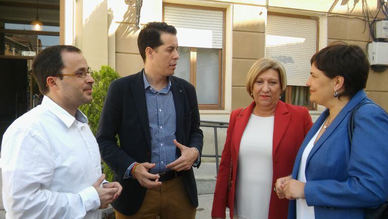 Julián López, Rubén Alfaro, Encarna llinares y Patricia Blanquer