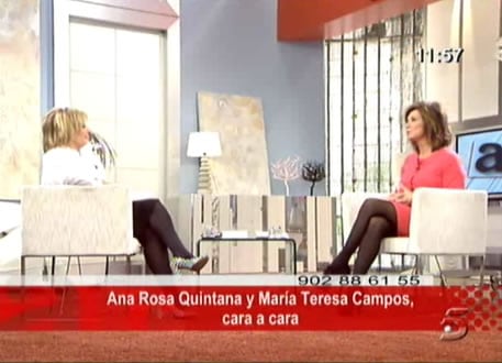 María Teresa y Ana Rosa no esquivaron ningún tema: su rivalidad, sus salarios, su peso...