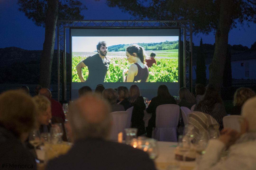 Una de las sesiones &#039;Cine & Cena&#039; de Cooking Films Menorca.