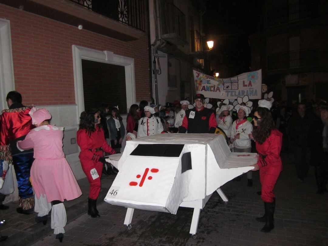 Desfile de carnaval en años anteriores