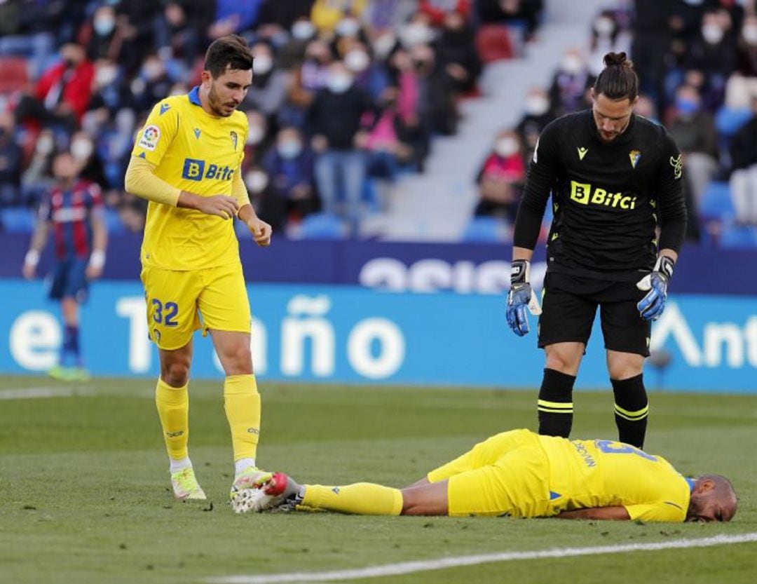 Fali Giménez se lesionaba ante la UD Levante 