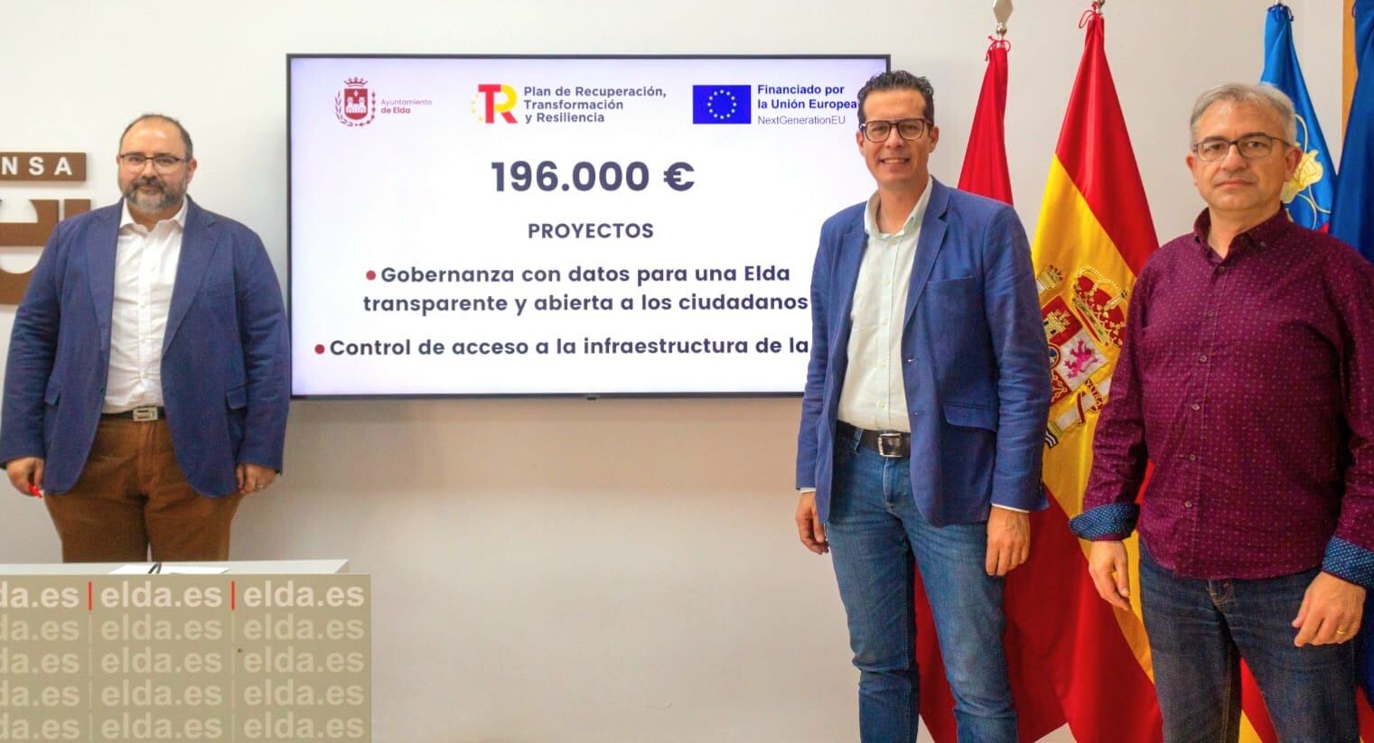 Rubén Alfaro presenta la subvención concedida a Elda