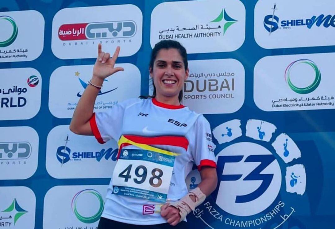 Miriam Martínez en Dubai