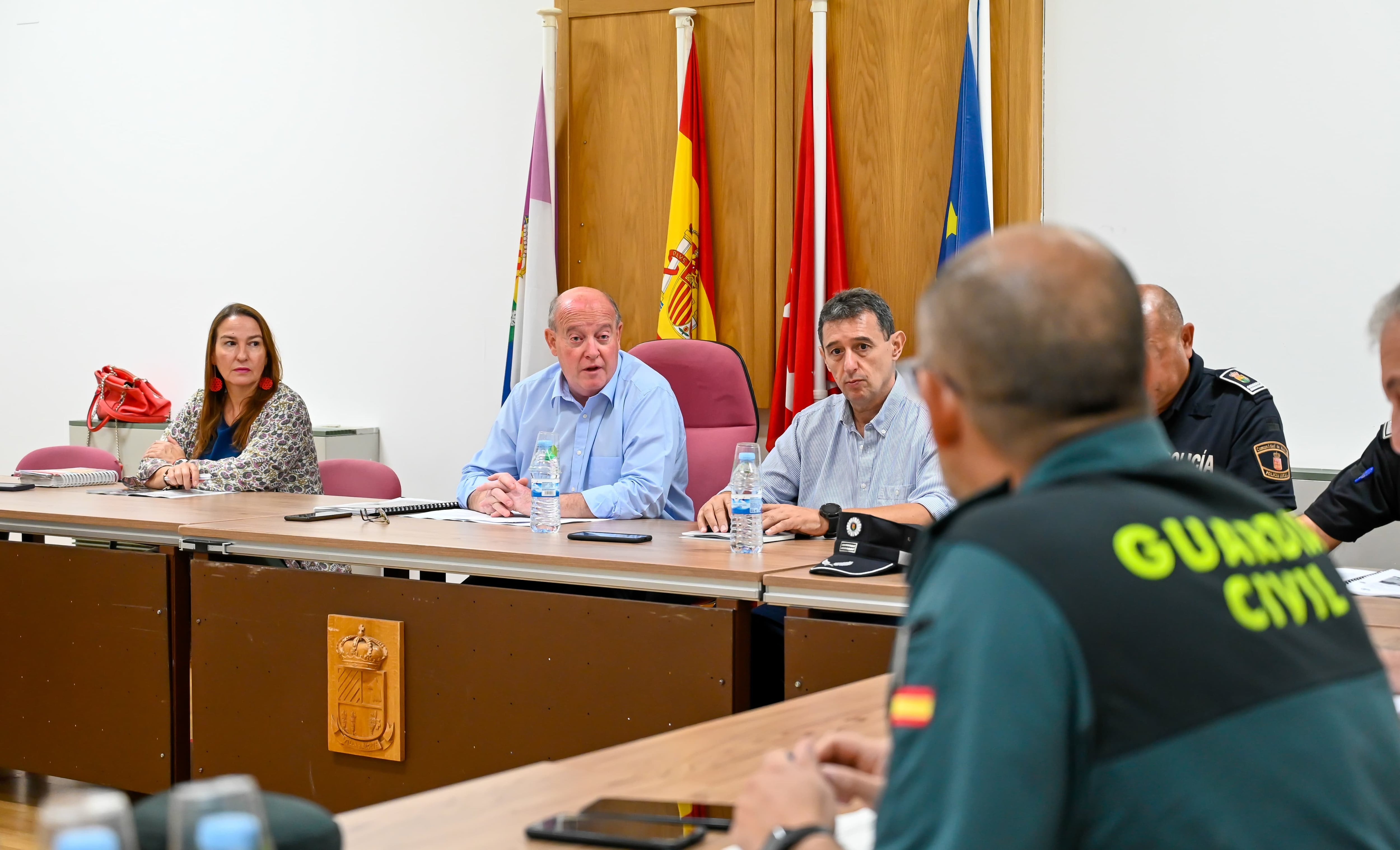 El alcalde de Algete, Fernando Romo, preside la Junta de Seguridad para las fiestas patronales