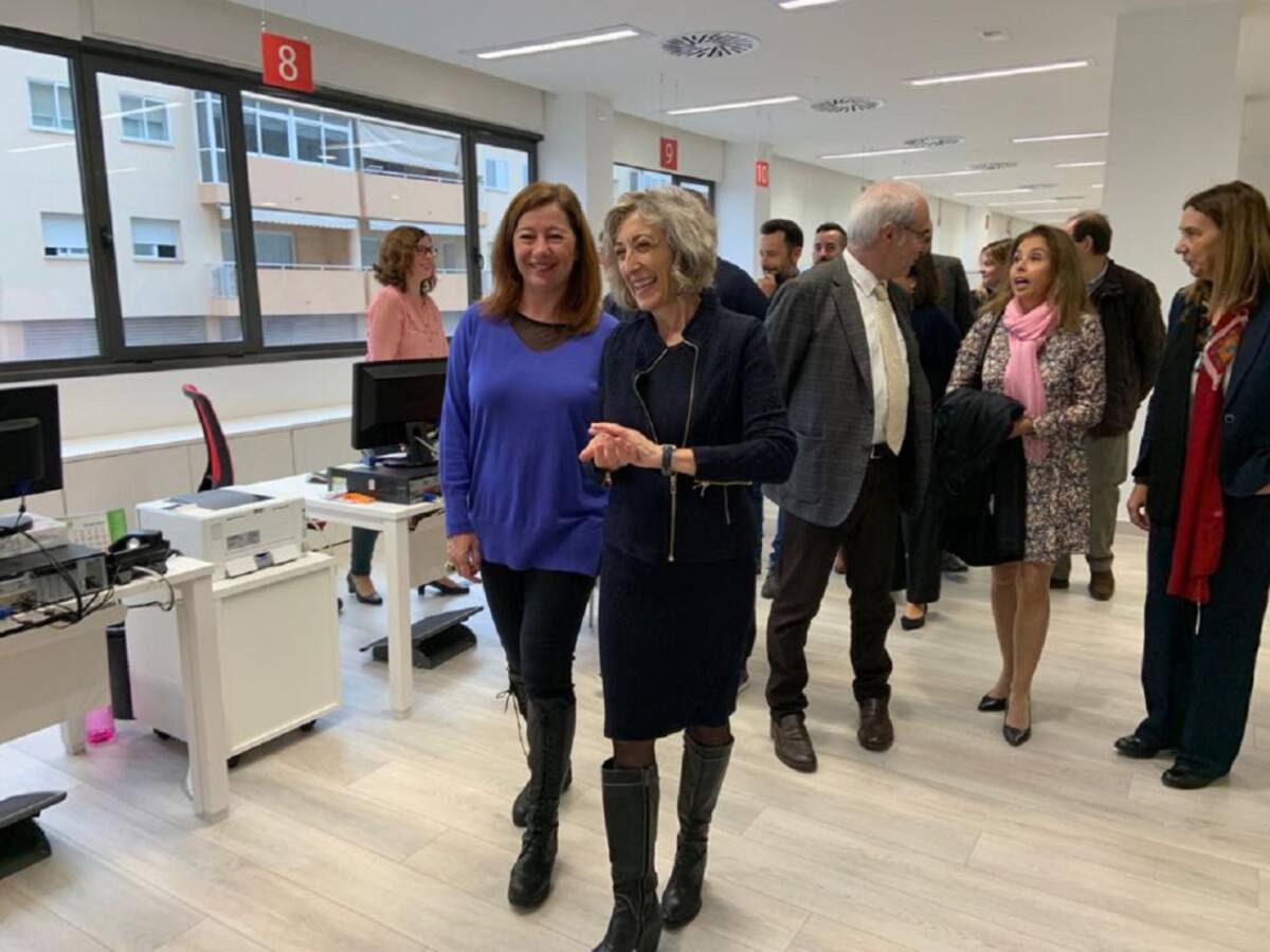 Armengol inaugura las nuevas oficinas del SOIB en Ibiza