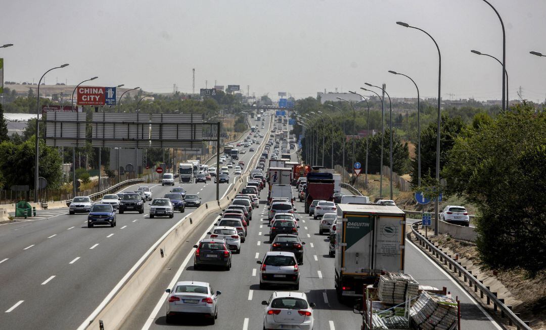 Las carreteras durante la operación salida del verano 2021.