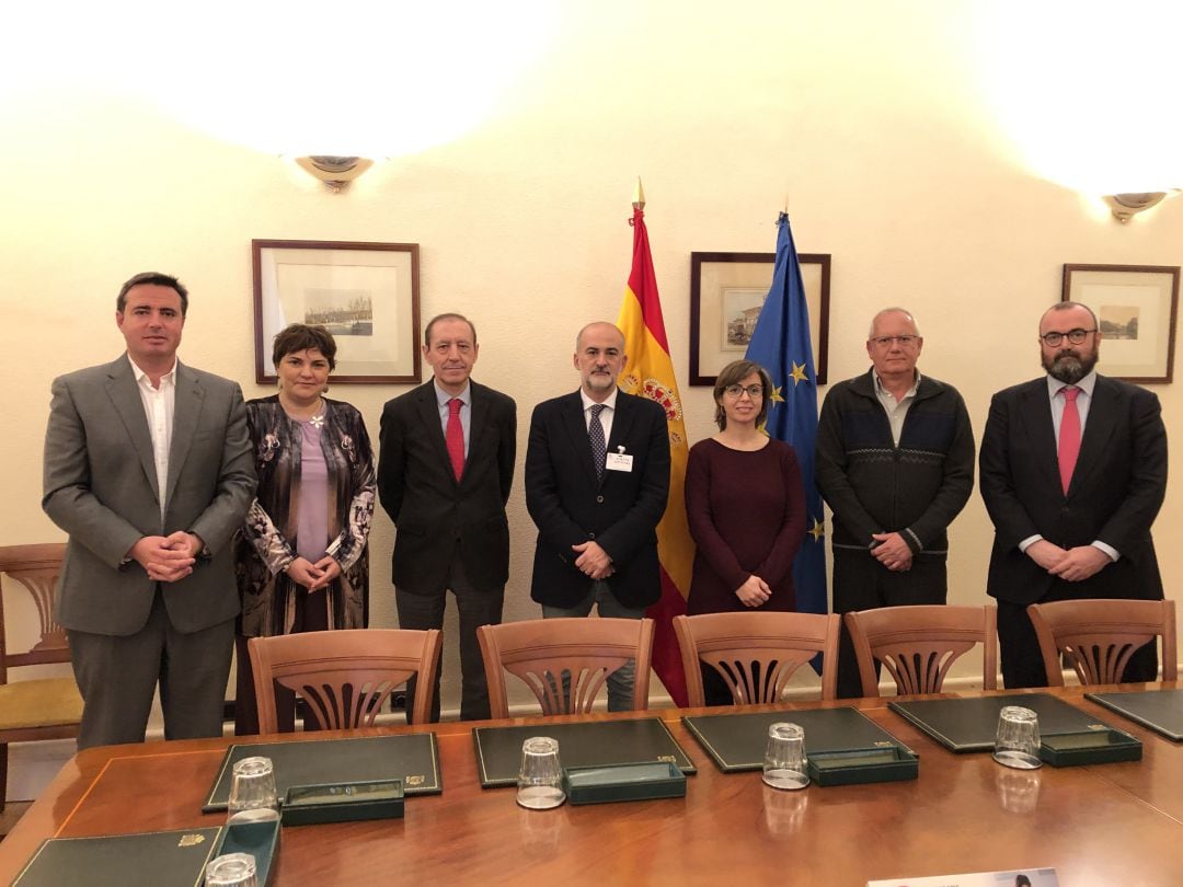 Reunión con los representantes del Ministerio del Interior.