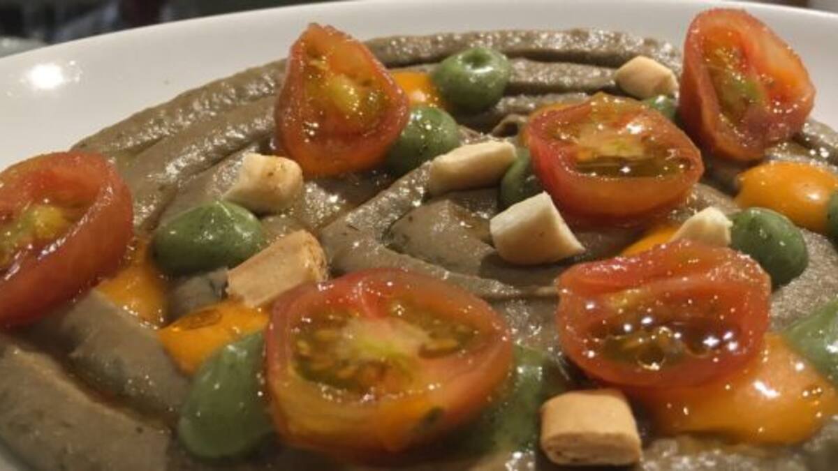 Crema-ensalada de berenjenas