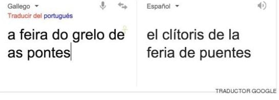 Cuando Google Traductor convirtió los grelos en clítoris.