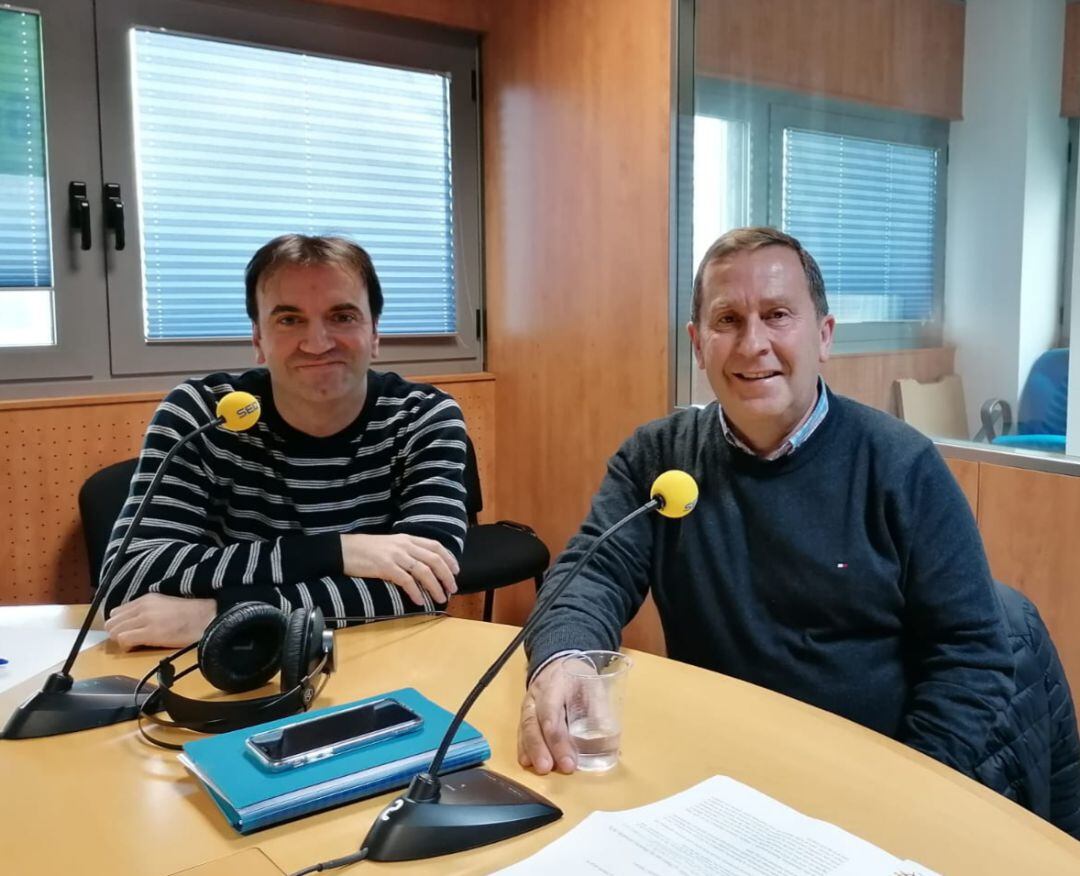 El presidente en funciones de la Navarra Rafa Del Amo en la SER