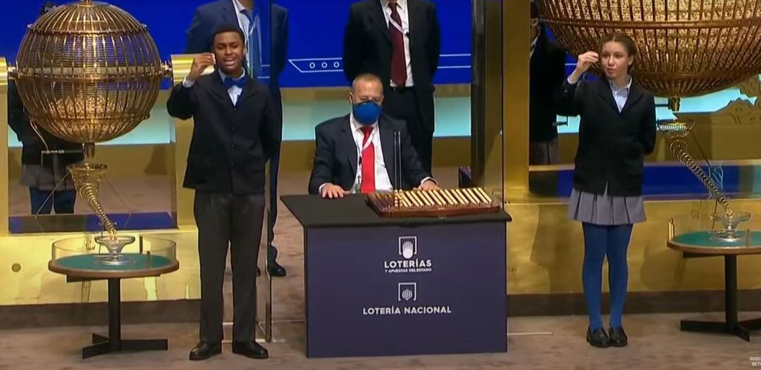 Moment en que ha sortit el segon premi, el 72.119