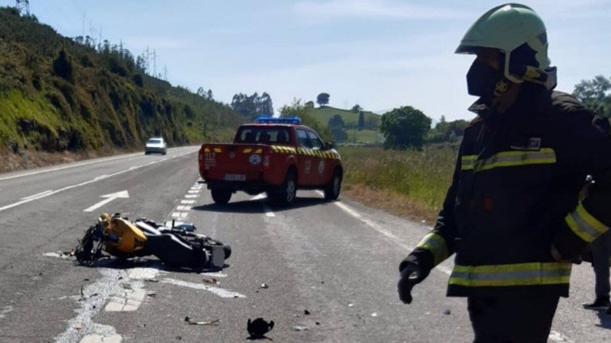 Imagen del lugar de uno de los accidentes mortales ocurridos en 2021 en Cantabria.