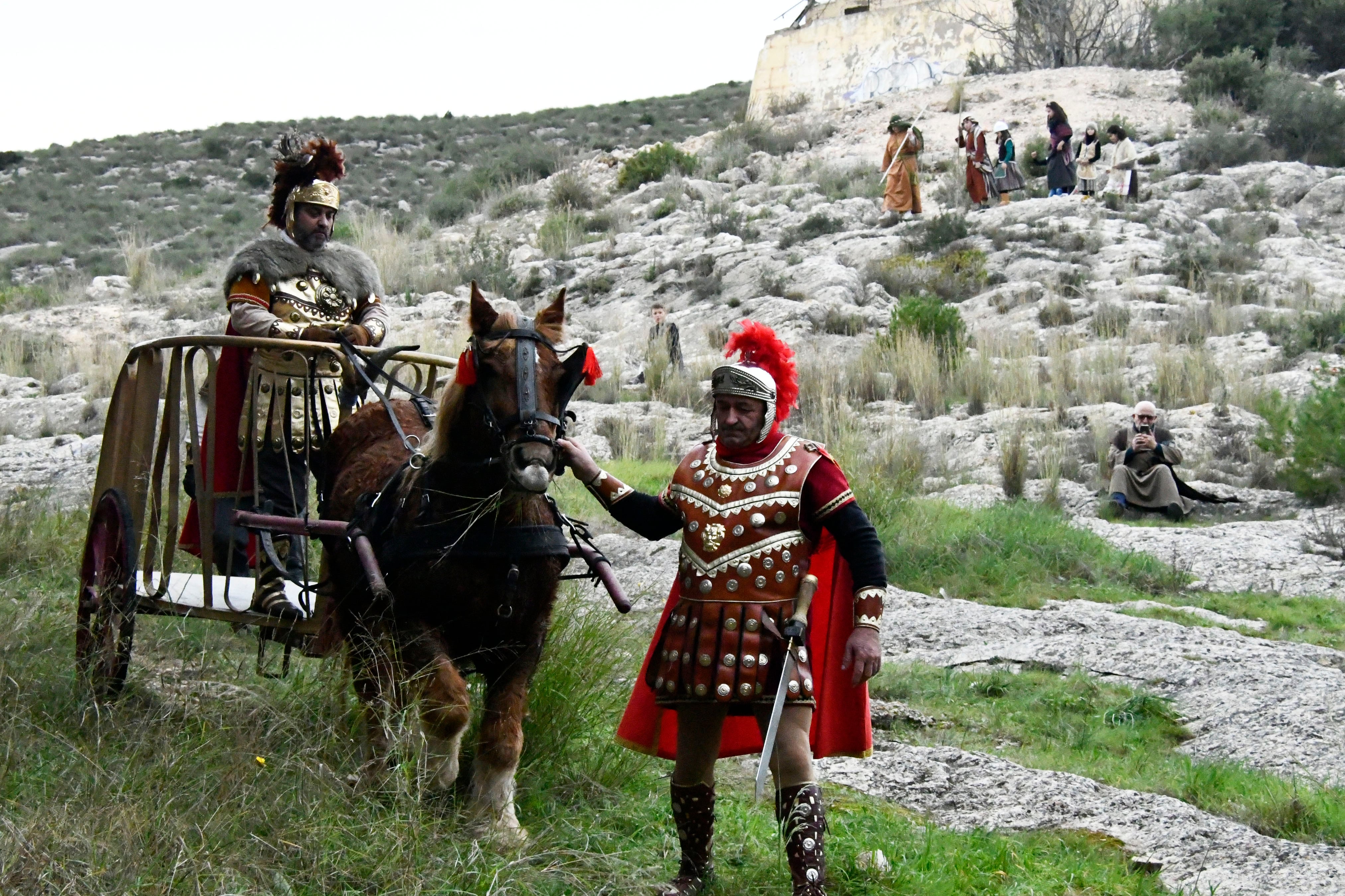 Centuriones romanos en Las Virtudes