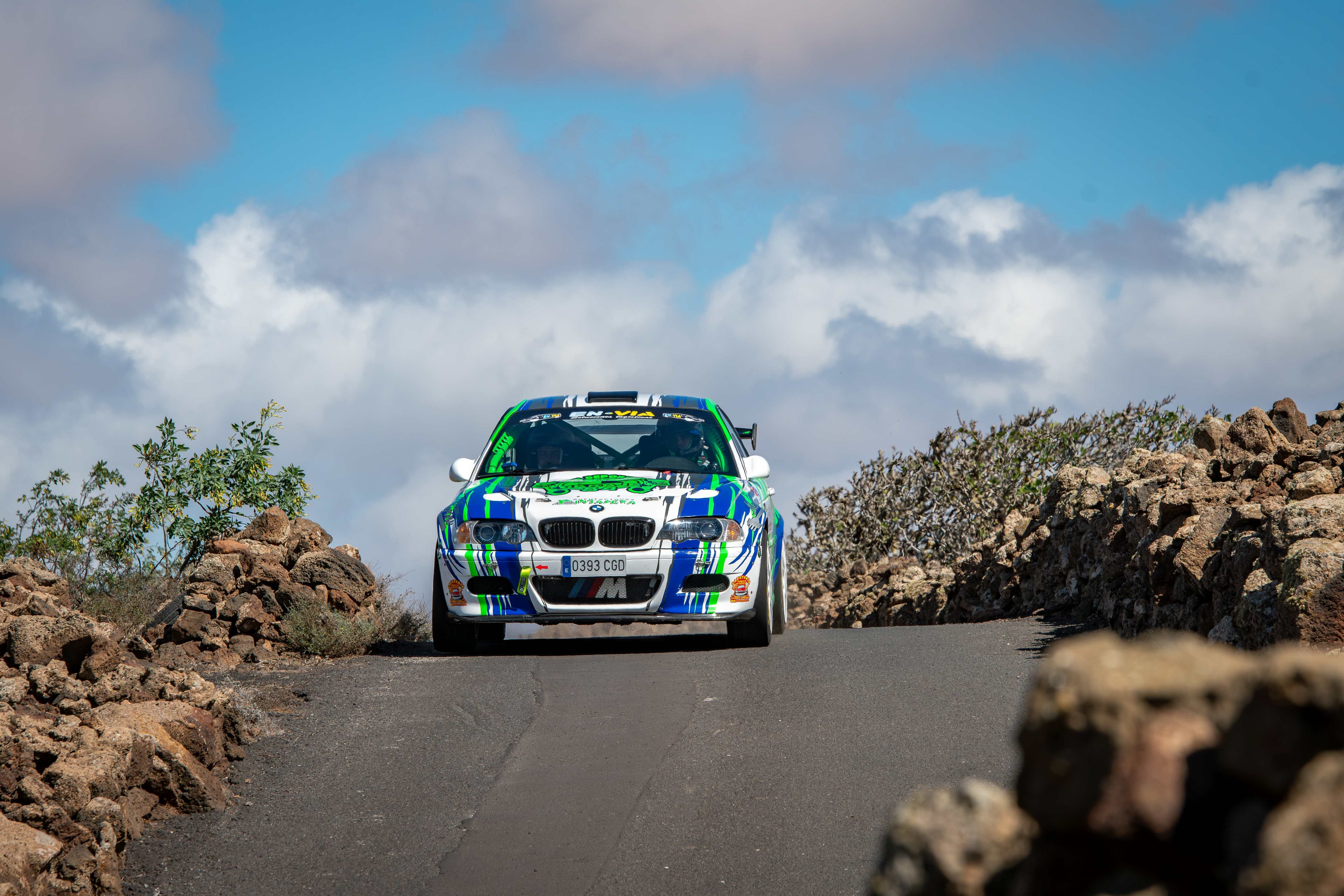 Yeray Lemes en el Rally de Teguise.