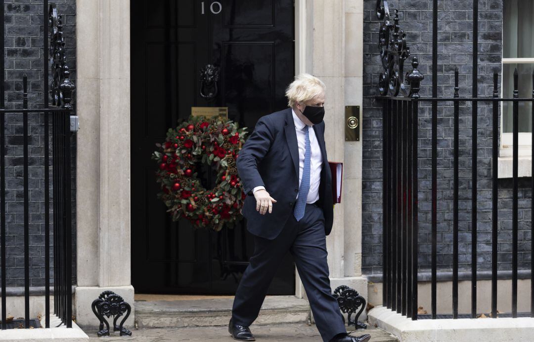 Boris Johnson en Downing Street.