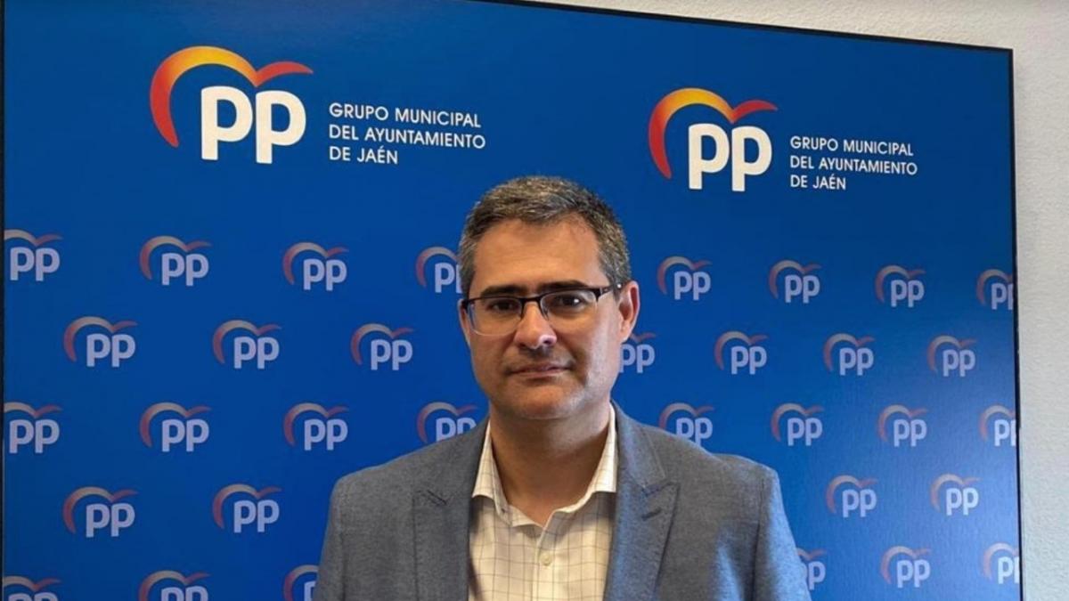 El concejal del PP en el Ayuntamiento de Jaén, Jesús Ortega, en una imagen de archivo.