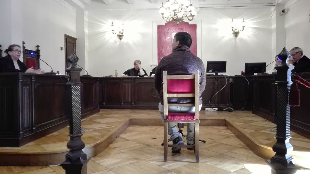 Momento del juicio en la Audiencia Provincial