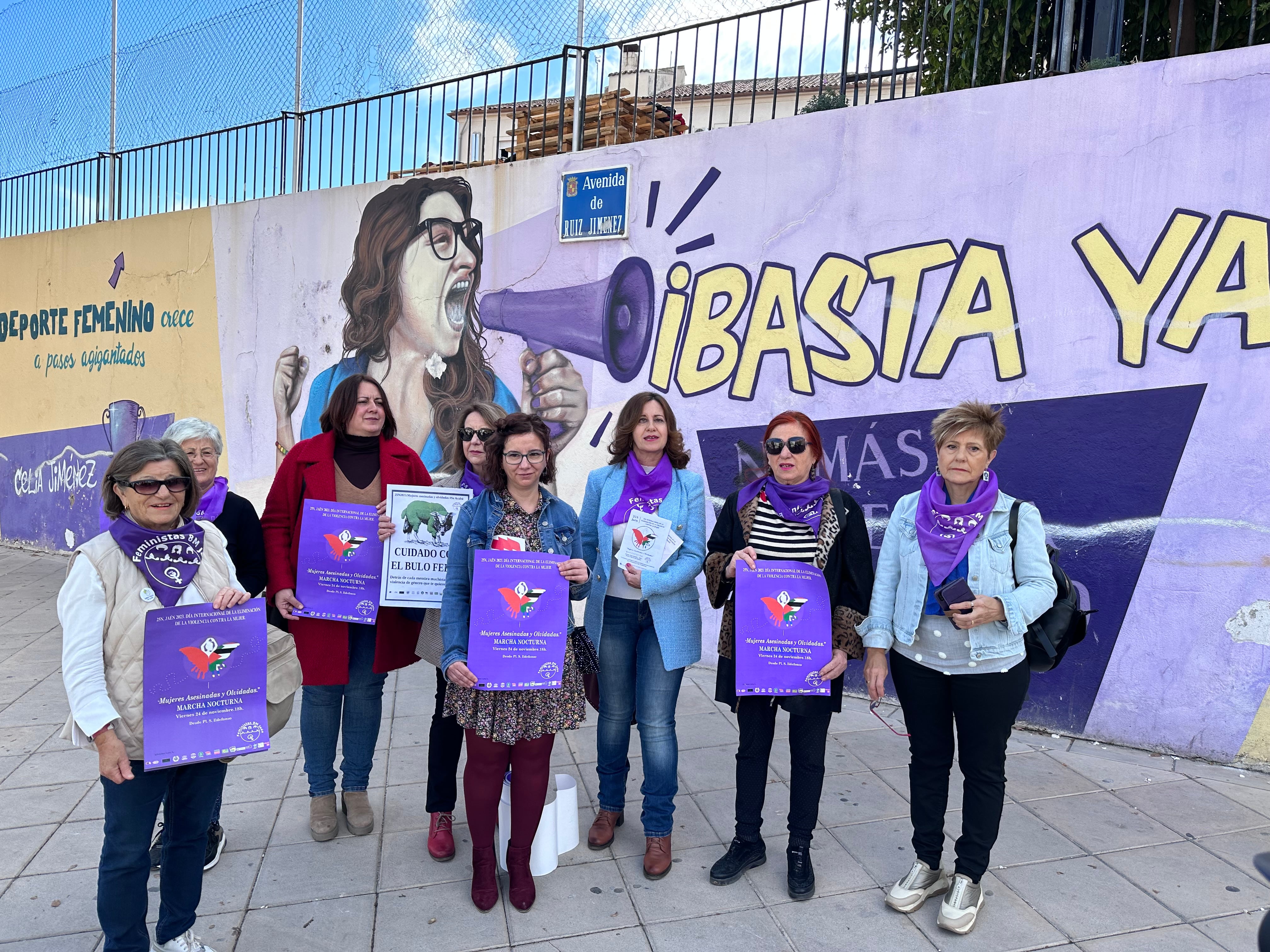 Feministas 8-M Jaén presenta las actividades en torno al 25-N.