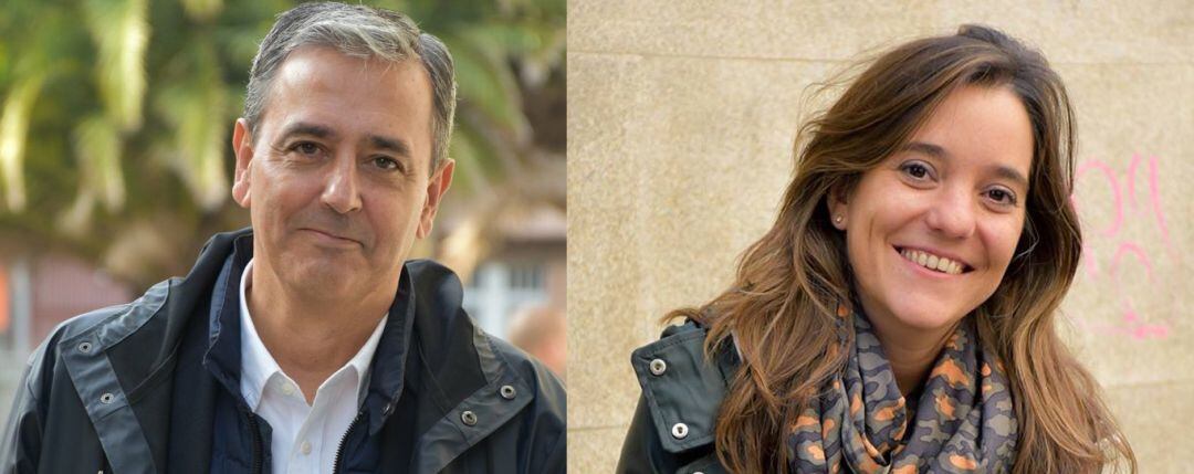 Pepe García e Inés Rey, aspirantes a candidatos en A Coruña