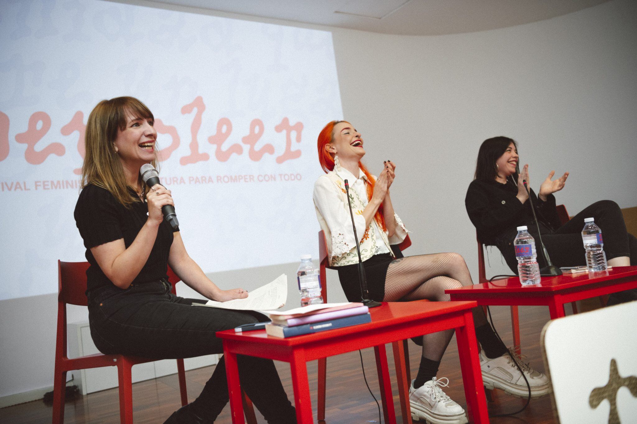 Algunas de las participantes en la I edición del festival Demoleer en mayo de 2024. Laura Turpín.