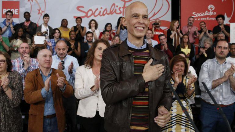 Pedro Zerolo en un acto de homenaje del PSOE. 