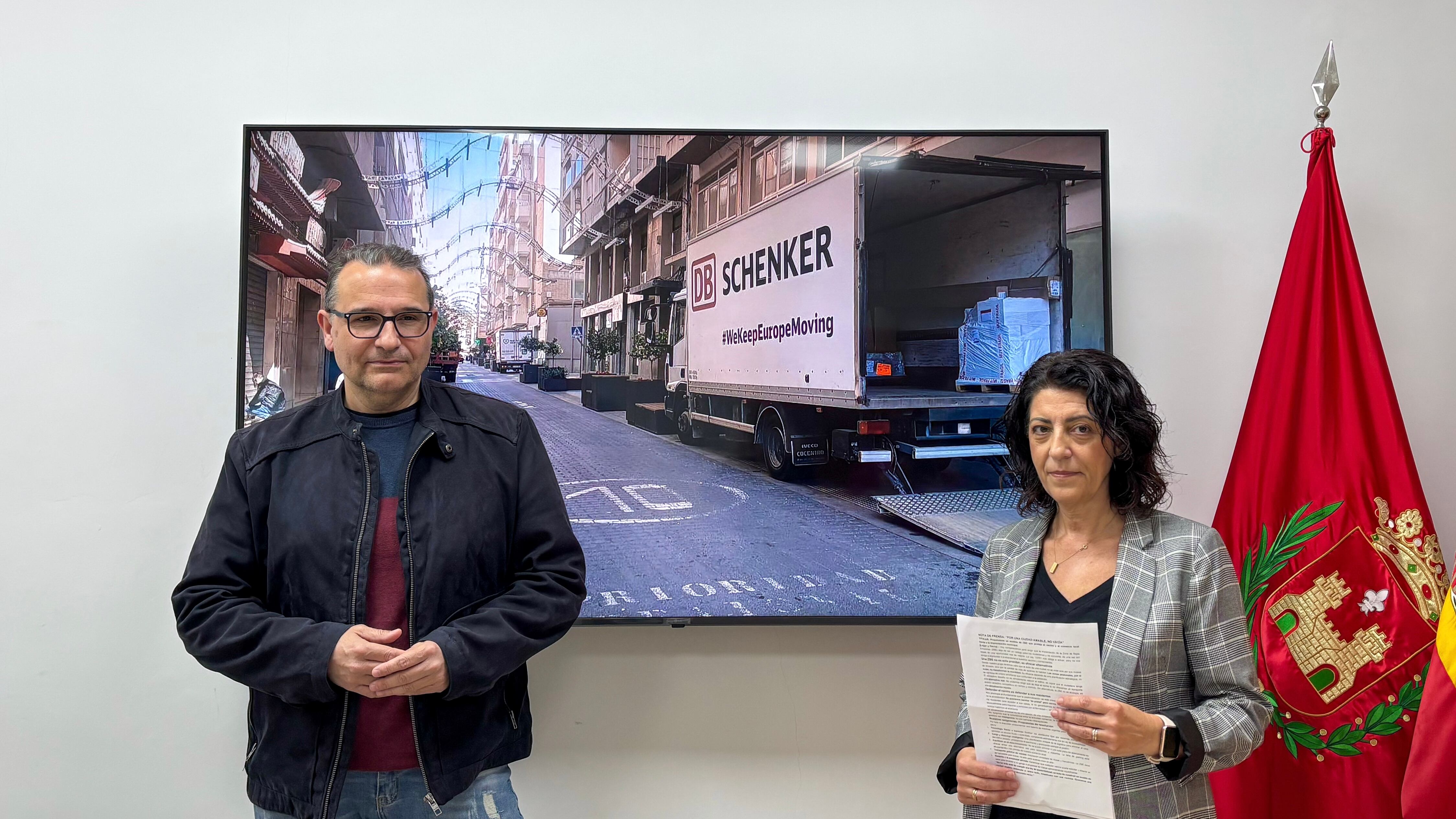 Francisco Vidal y María Jesús García, concejales del PP de Elda