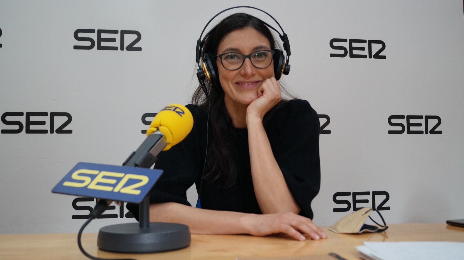 Teresa Franco, concejala de Igualdad, Juventud y Cooperación al Desarrollo del Ayuntamiento de Murcia, en una imagen de archivo en los estudios de Radio Murcia