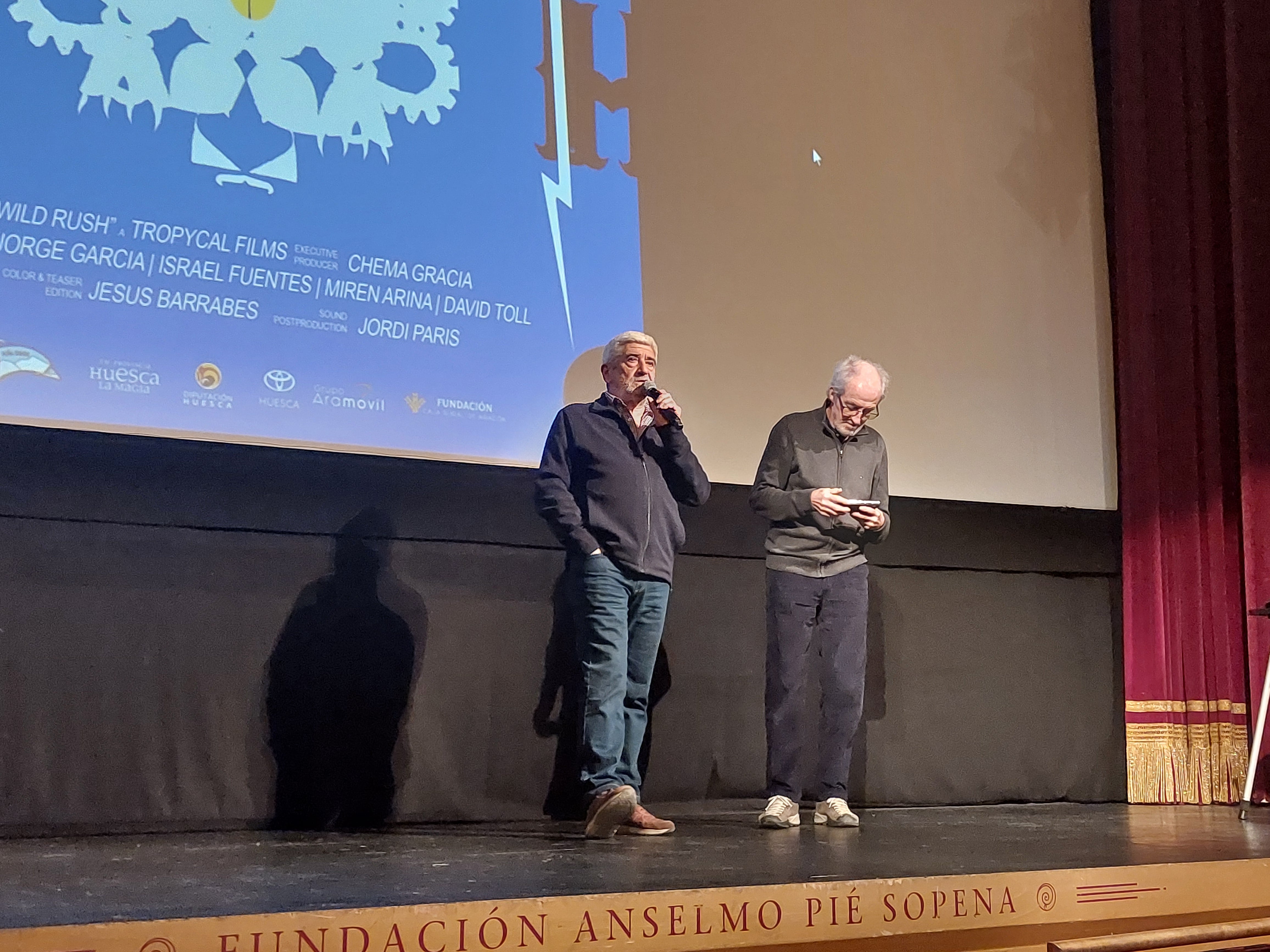 Manolo Bara y Lorenzo Ortas presentaron las proyecciones de San Úrbez de Peña Guara