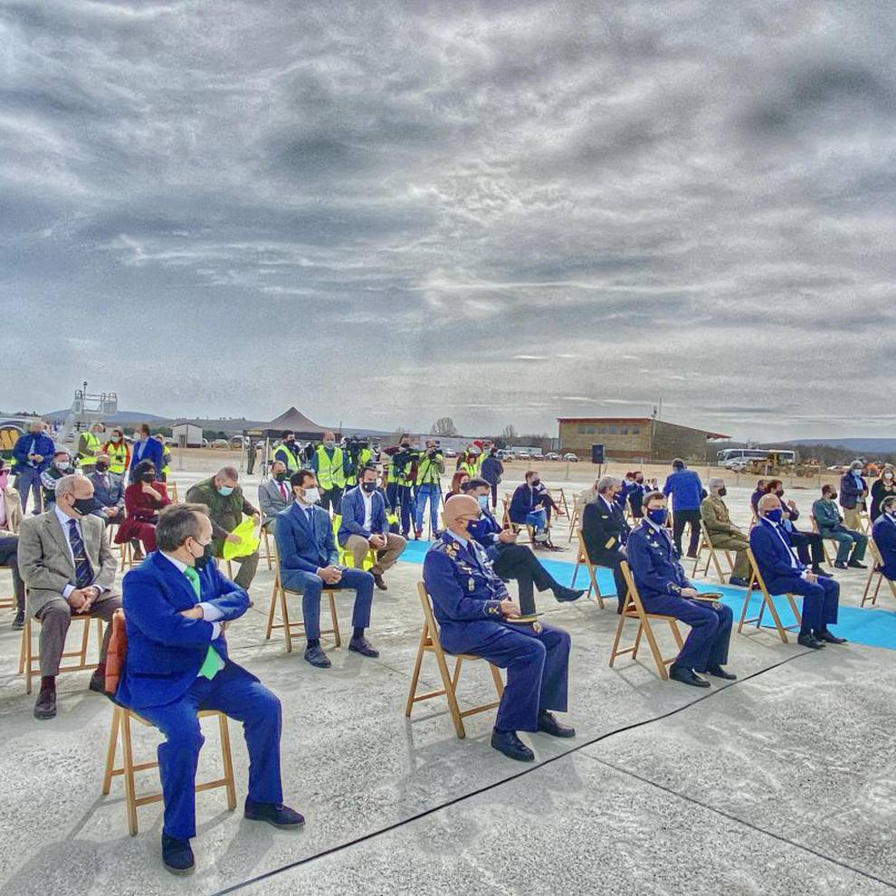 Diputación celebra el acto de bienvenida al Ejercito del Aire.