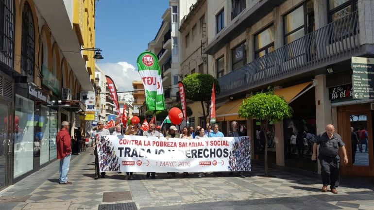 Manifestación sindical 1 de mayo.