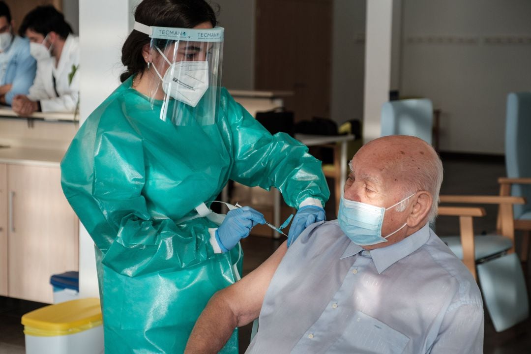 Primer vacunado en Ibiza