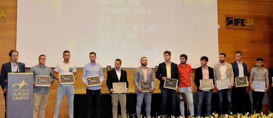 Premiados en el 11 Ideal de la Segunda Andaluza de la anterior edición de los Premios Juego Limpio.