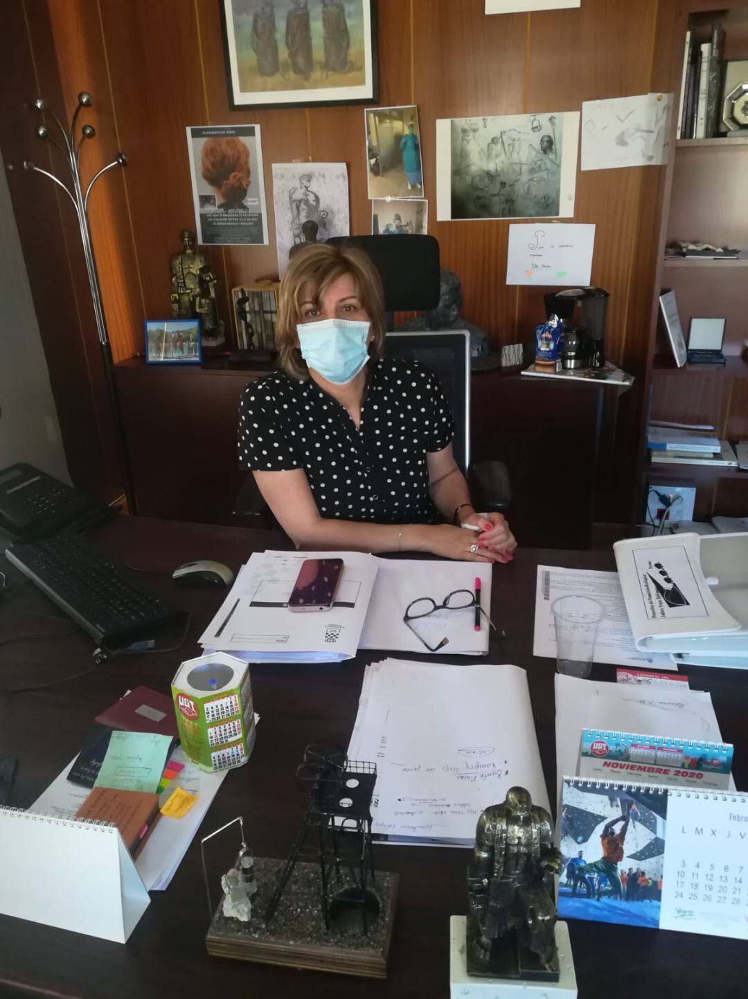 Alcaldesa de Fabero, MªPaz Ramón