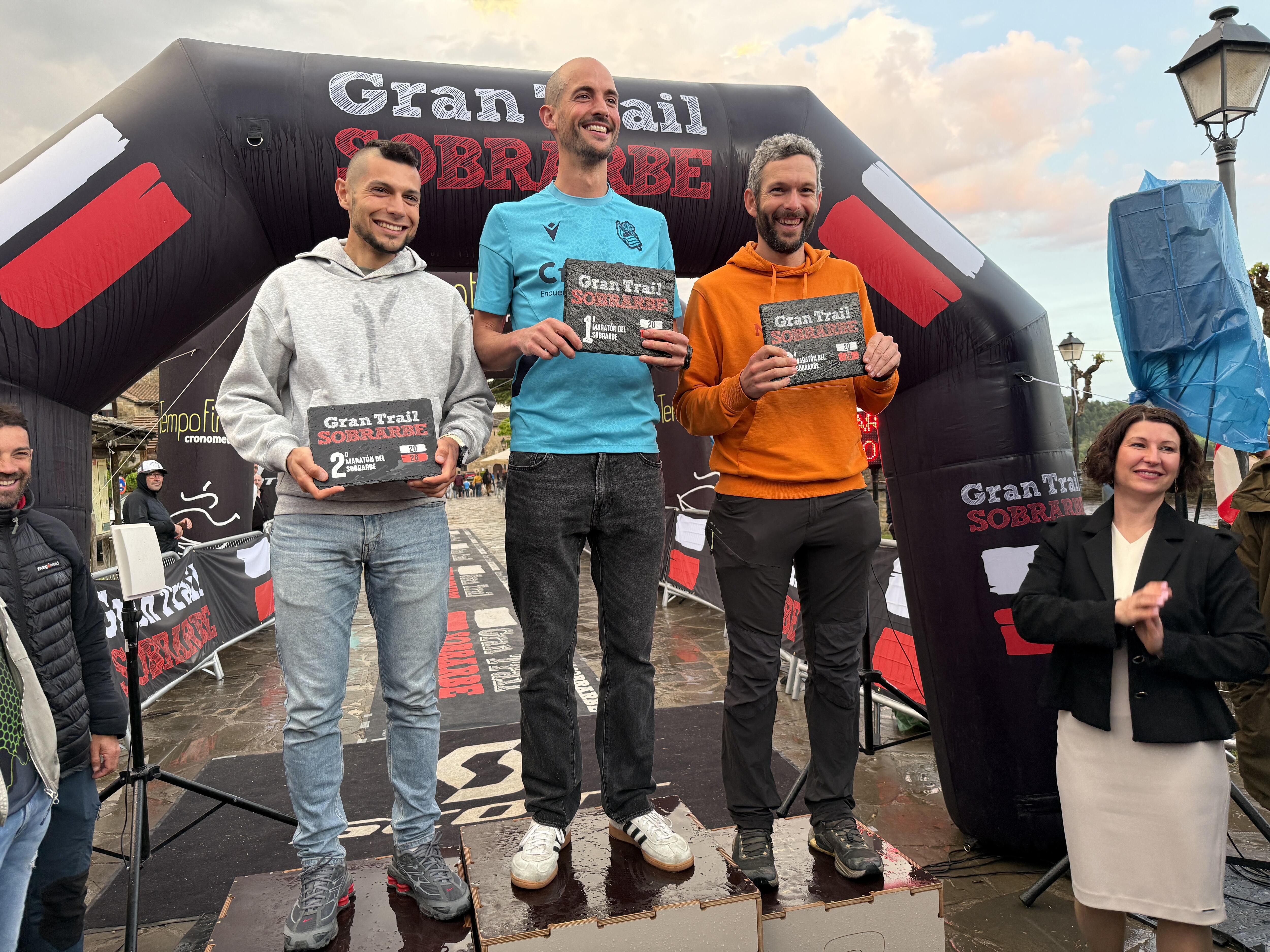 Podio absoluto maratón Masculino