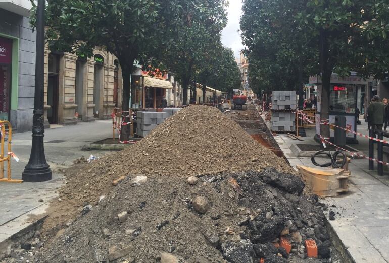 Obras de la calle Covadonga