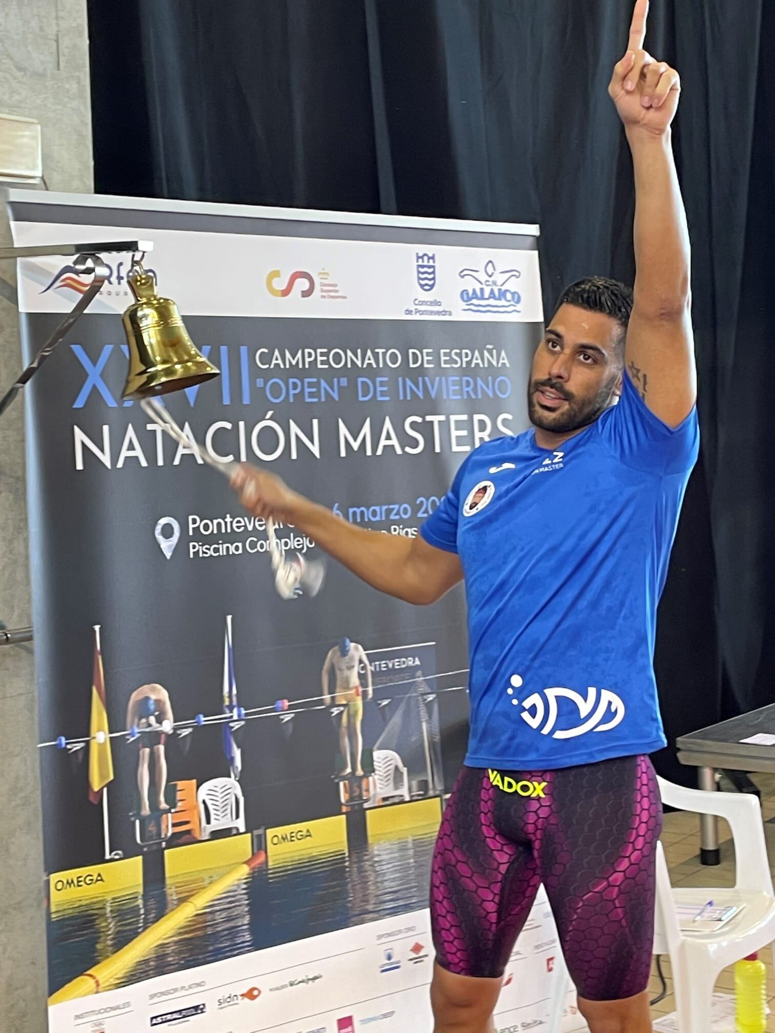 Adzubenam González, recordman nacional por triplicado.