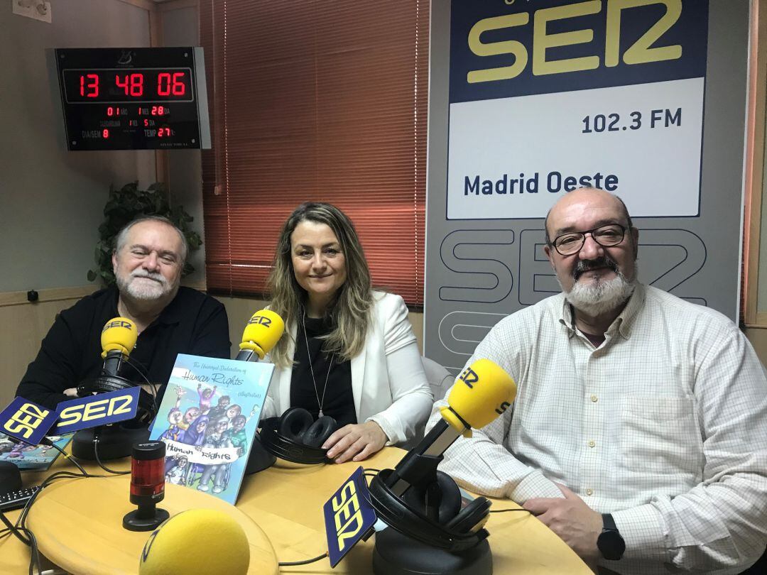 Pepe Labad, Silvia Campos y Gonzalo Arjona en Hoy por Hoy Madrid Oeste